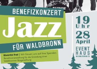 Jazz-Benefizkonzert am 28. April um 19:00 Uhr